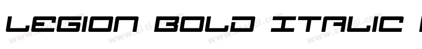 Legion Bold Italic B字体转换